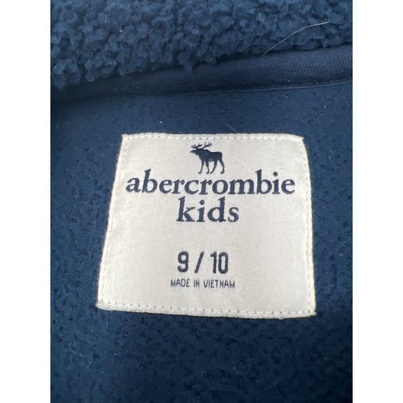 Kids Abercrombie and Fitch Pull Over 1/4 Zip Fleece Size S/10 - Picture 6 of 7